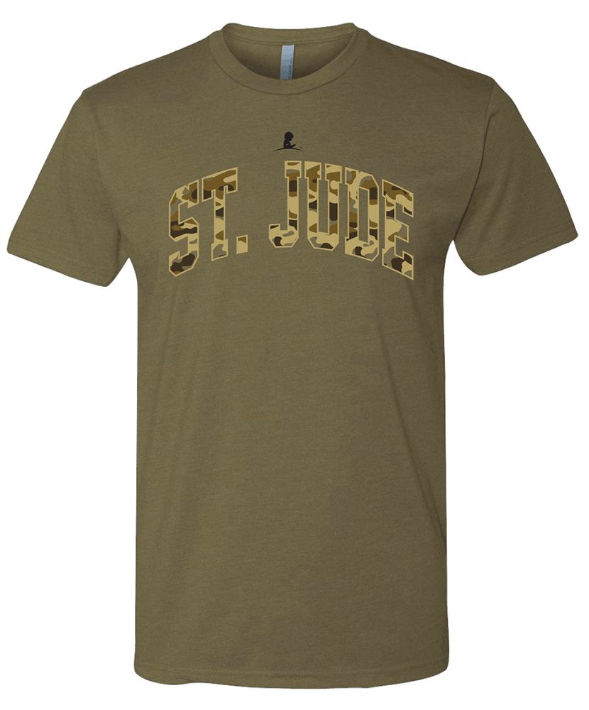 Primary image St. Jude Camouflage Print T-Shirt